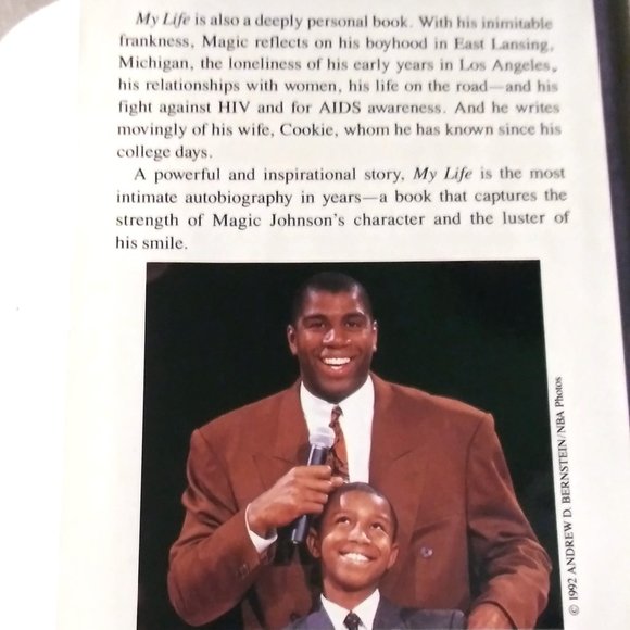 Magic Johnson Autobiography, Magic Johnson NBA, Dream Team, Basketball, Lakers - Picture 4 of 7